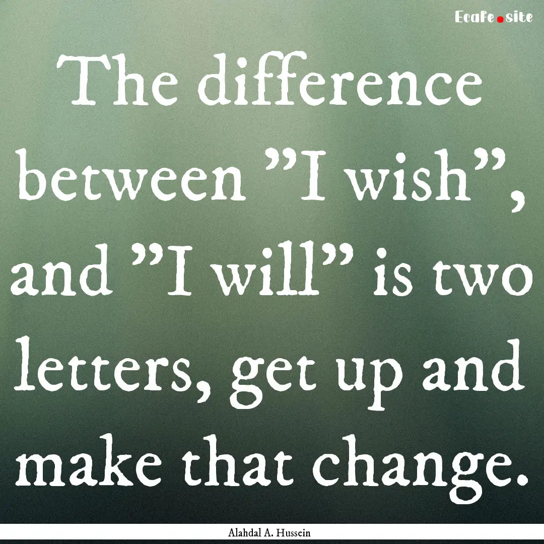 The difference between 