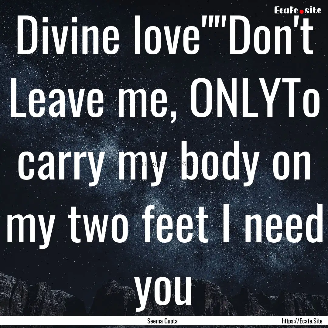 Divine love