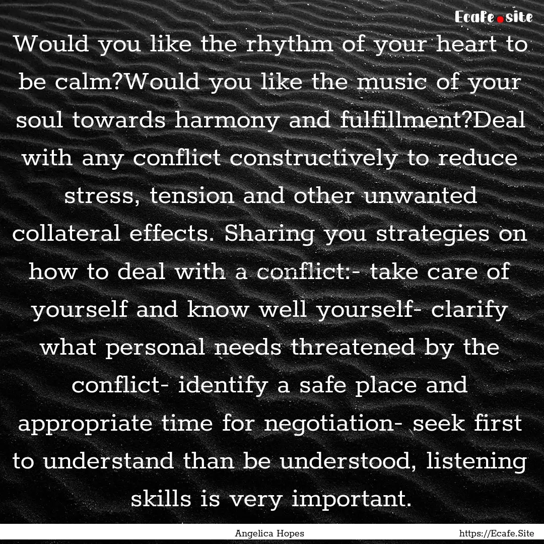 Would you like the rhythm of your heart to.... : Quote by Angelica Hopes