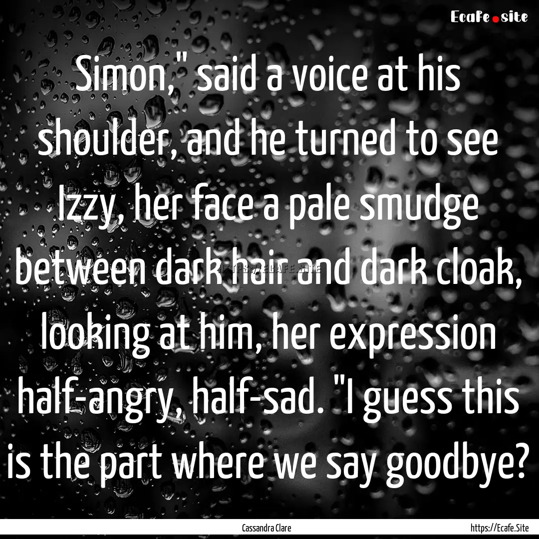 Simon,