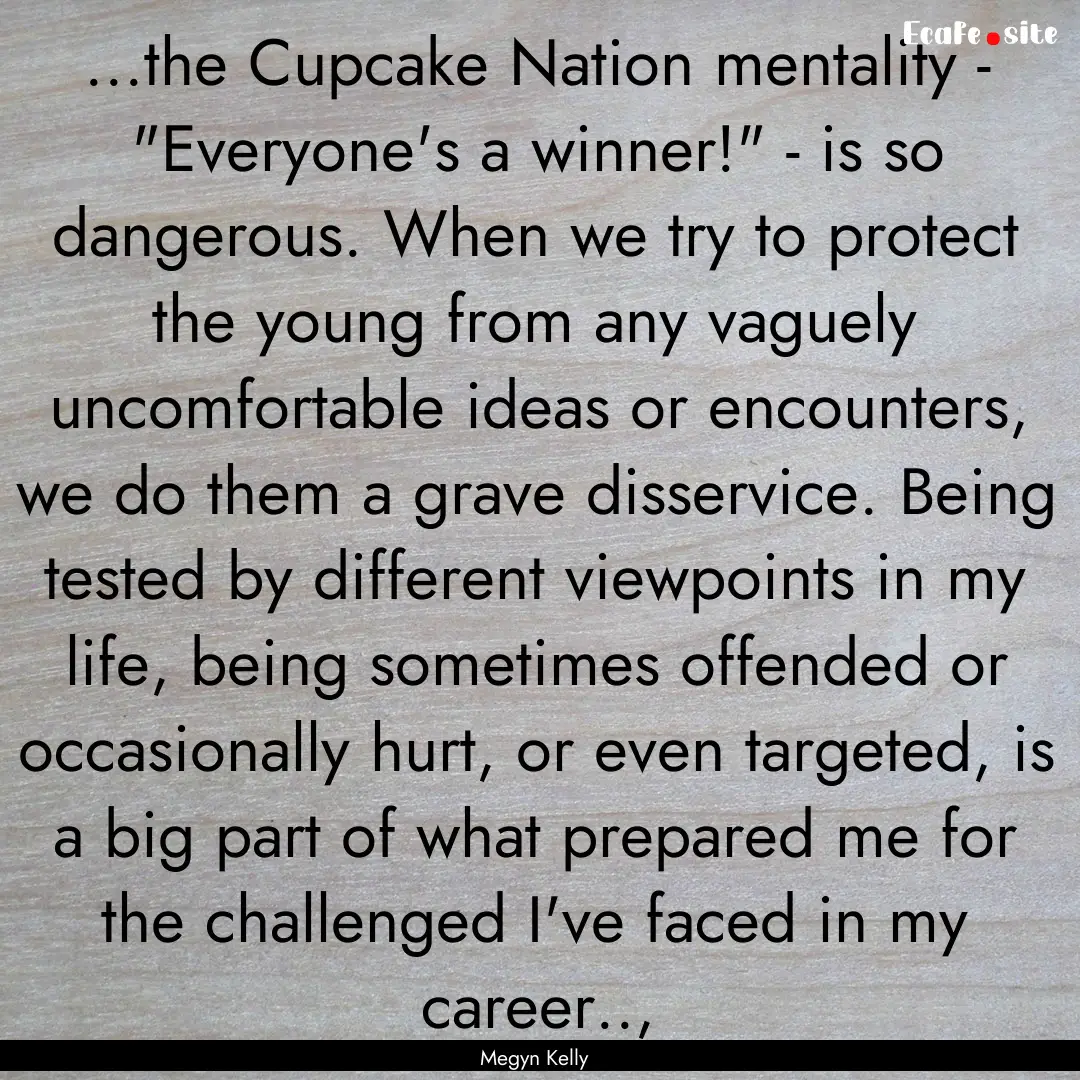 ...the Cupcake Nation mentality - 