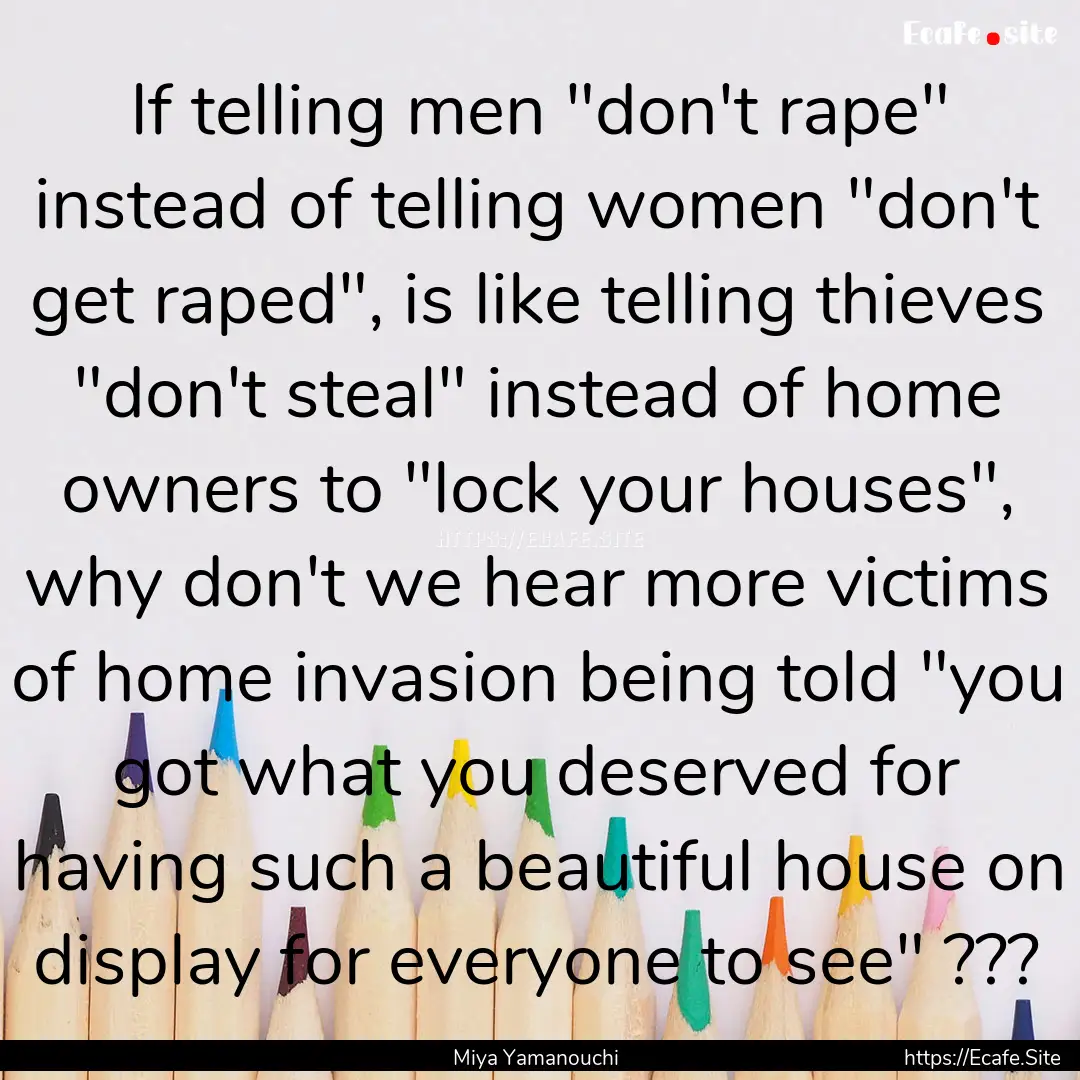 If telling men 