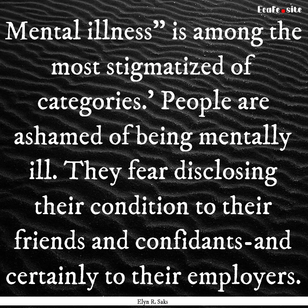 Mental illness