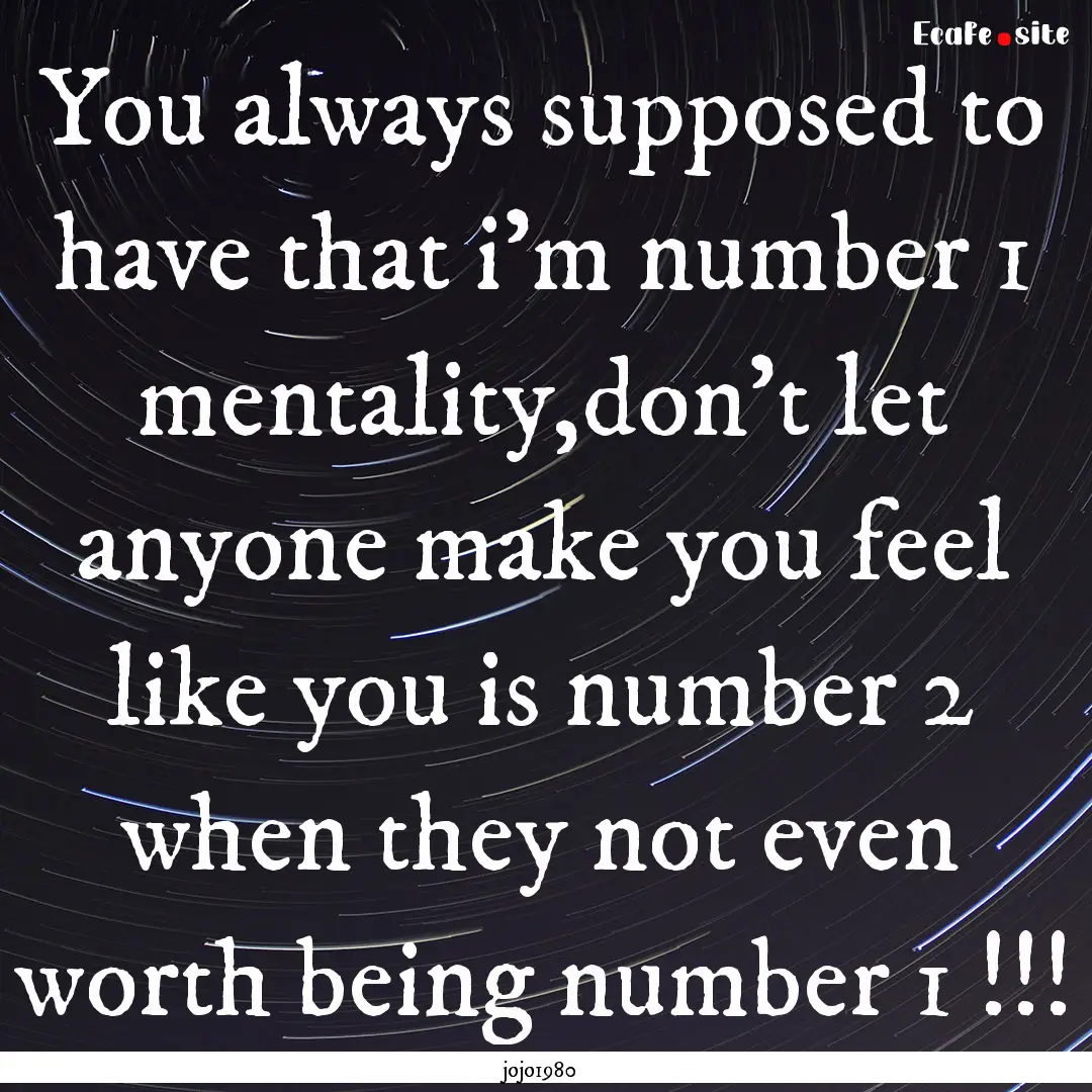 You always supposed to have that i'm number.... : Quote by jojo1980