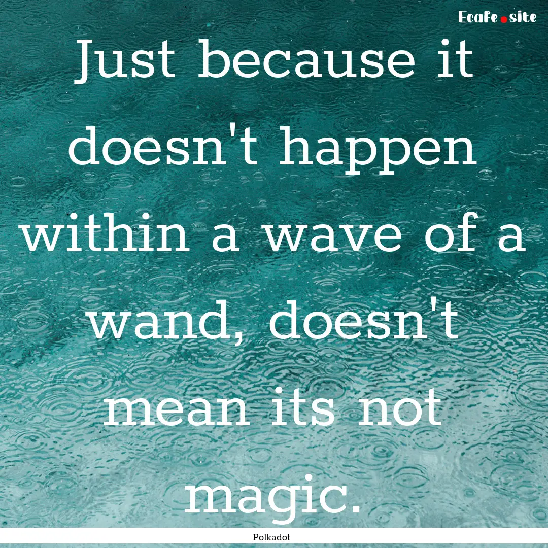 Just because it doesn't happen within a wave.... : Quote by Polkadot