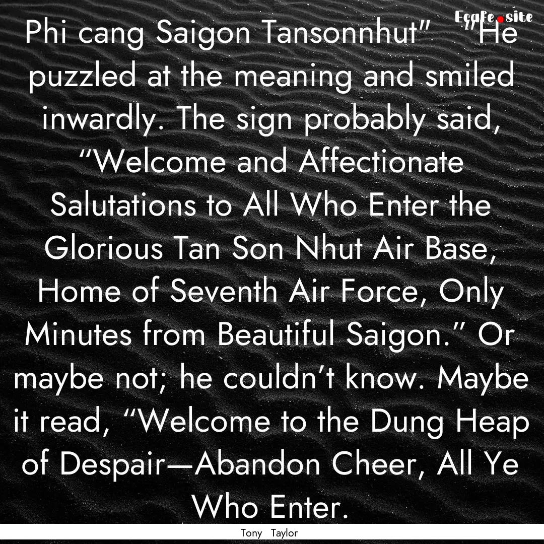 Phi cang Saigon Tansonnhut