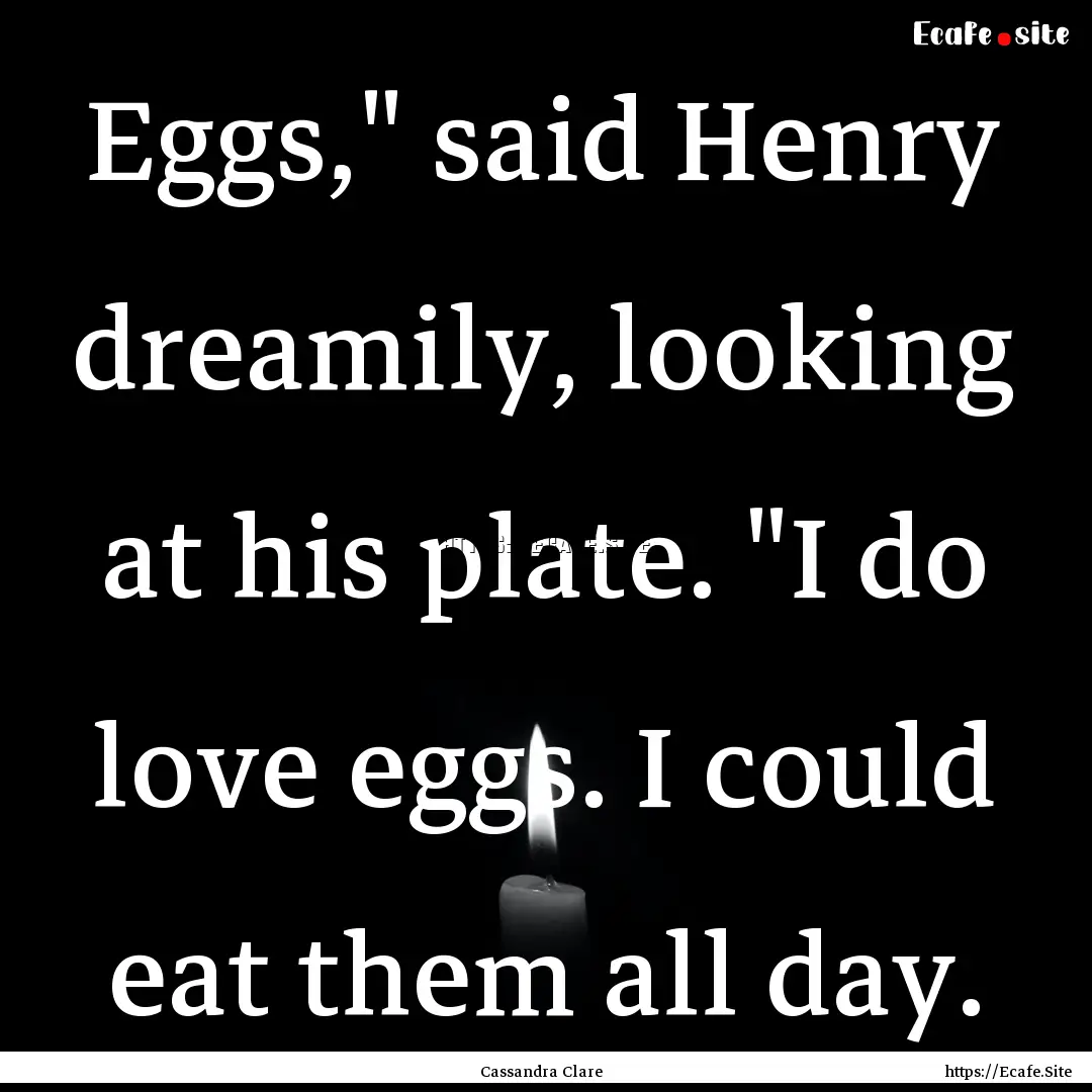 Eggs,