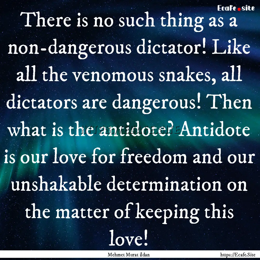 There is no such thing as a non-dangerous.... : Quote by Mehmet Murat ildan