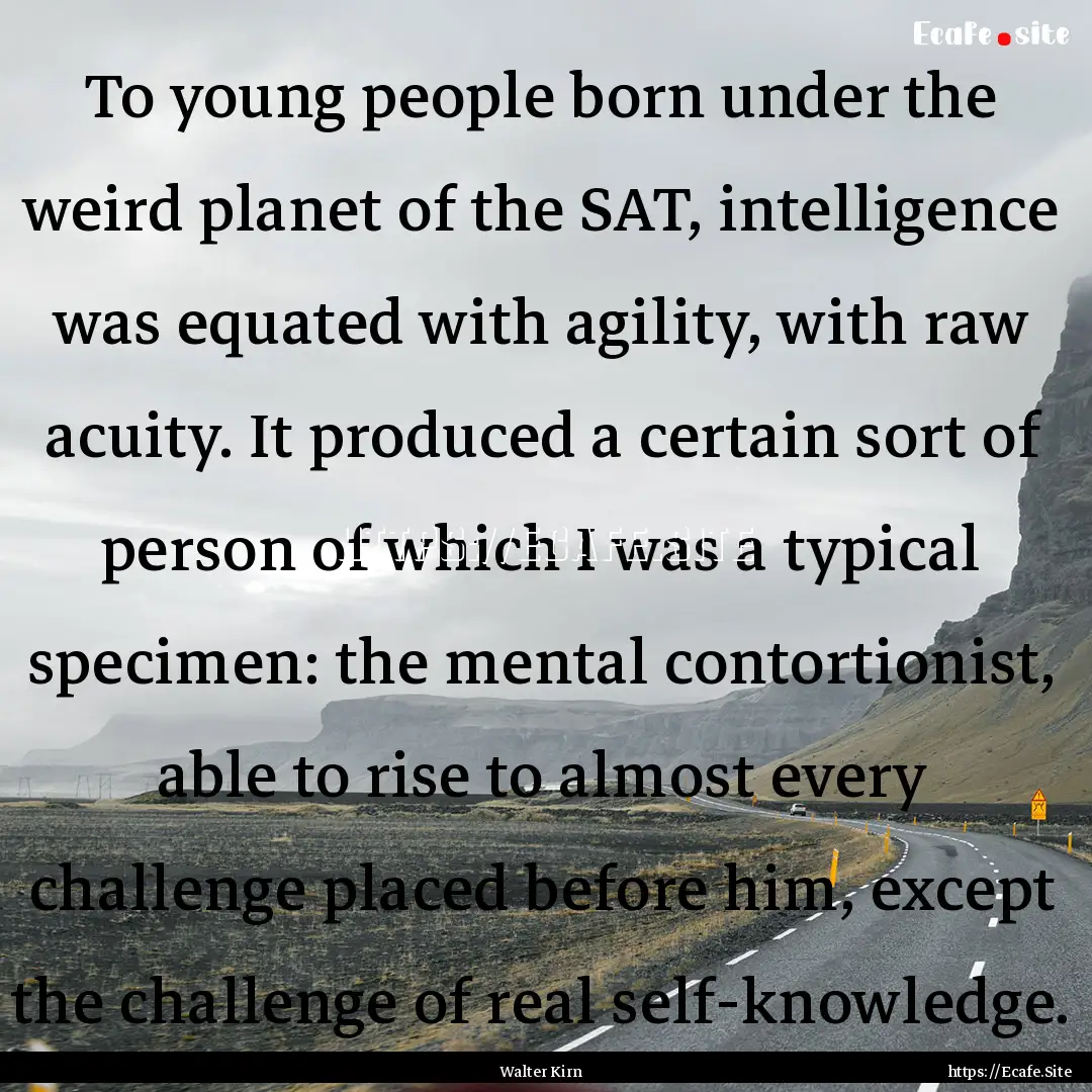 To young people born under the weird planet.... : Quote by Walter Kirn