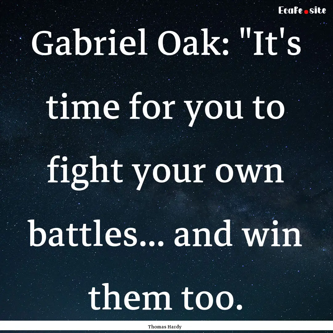 Gabriel Oak: 