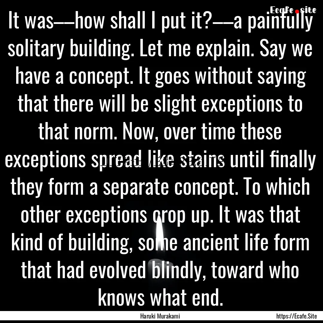 It was––how shall I put it?––a painfully.... : Quote by Haruki Murakami