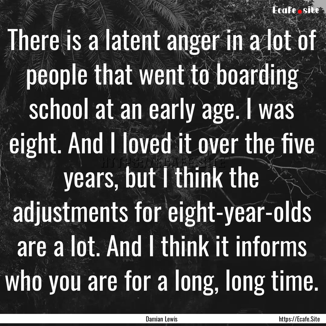 There is a latent anger in a lot of people.... : Quote by Damian Lewis