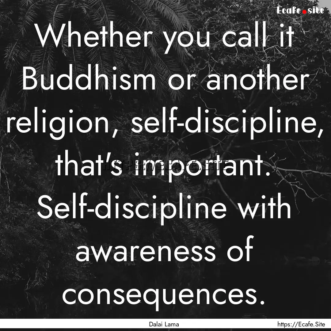 Whether you call it Buddhism or another religion,.... : Quote by Dalai Lama