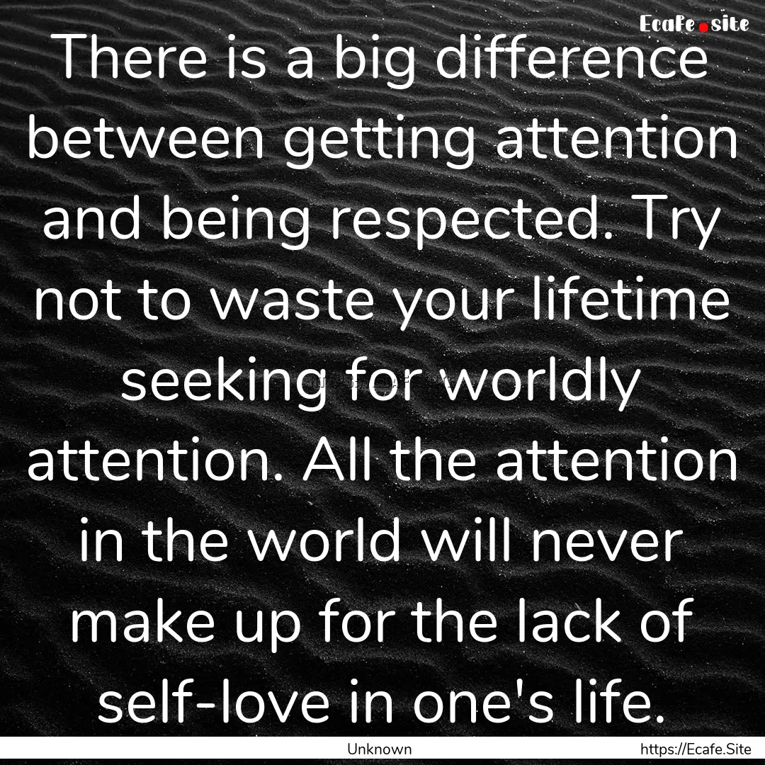 There is a big difference between getting.... : Quote by Unknown