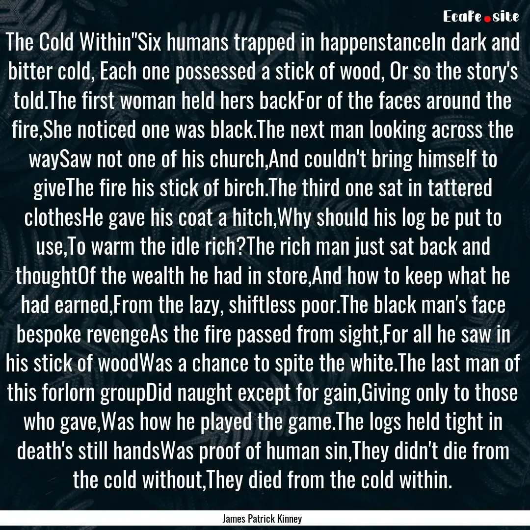 The Cold Within