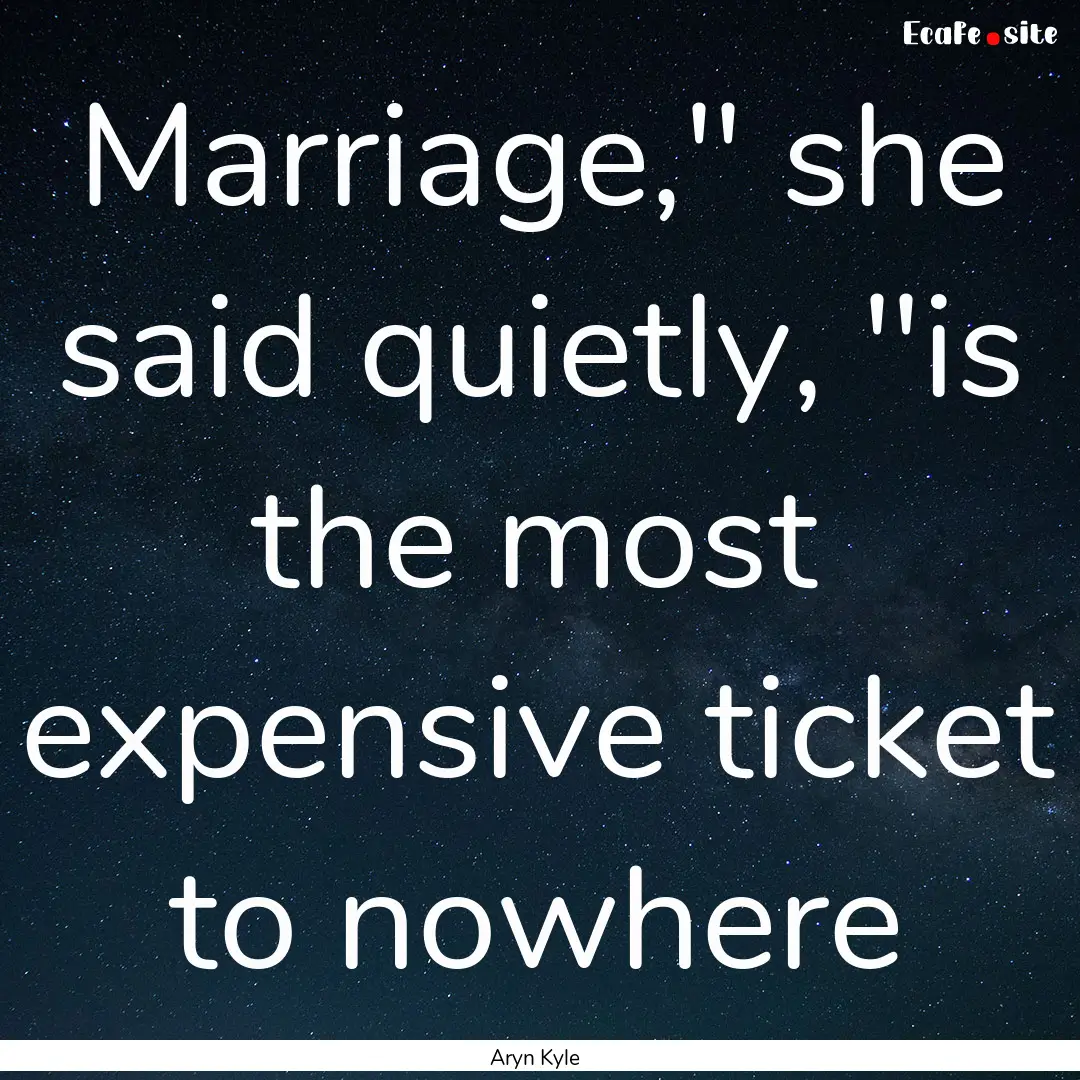 Marriage,