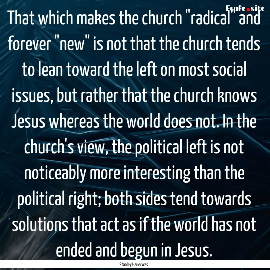 That which makes the church 