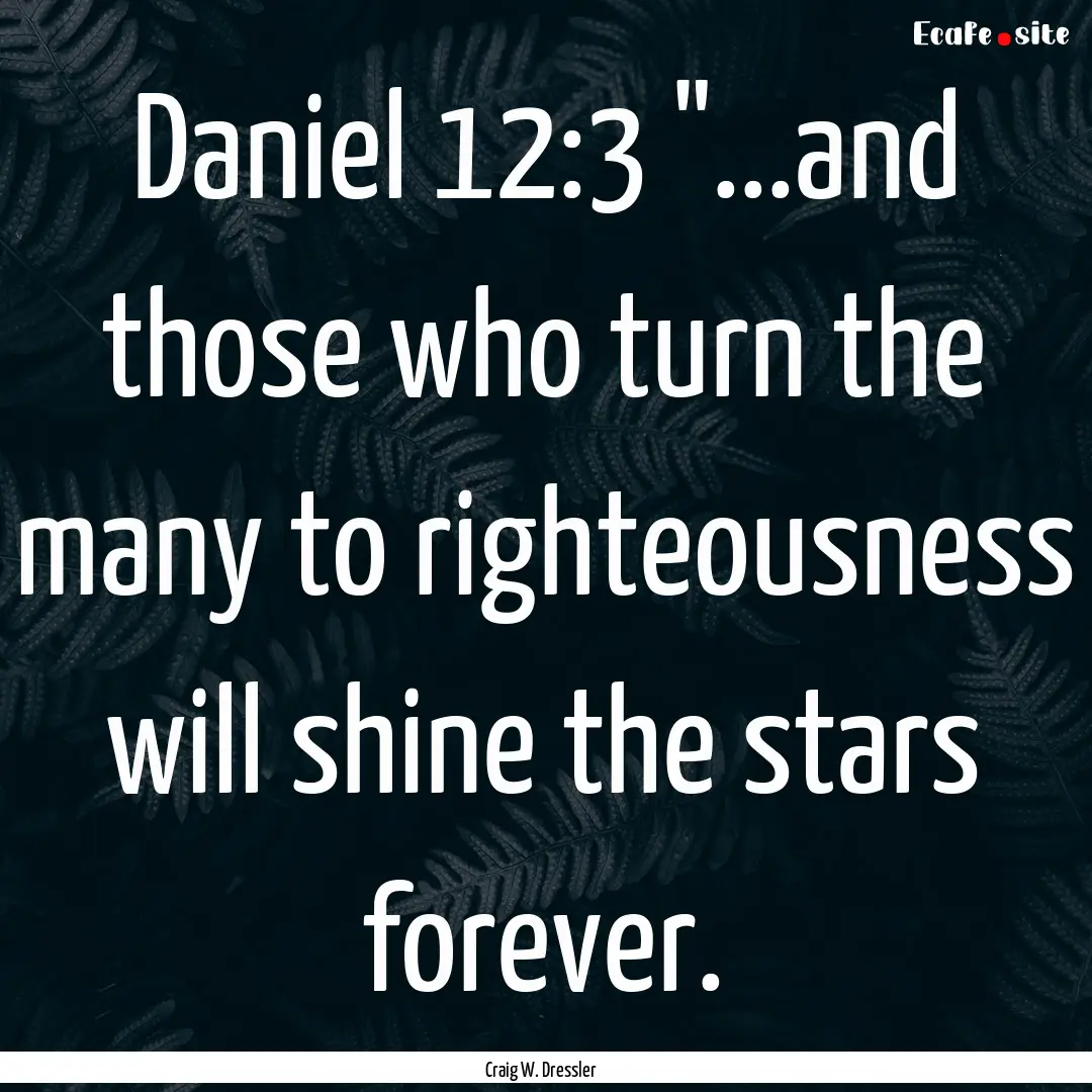 Daniel 12:3 