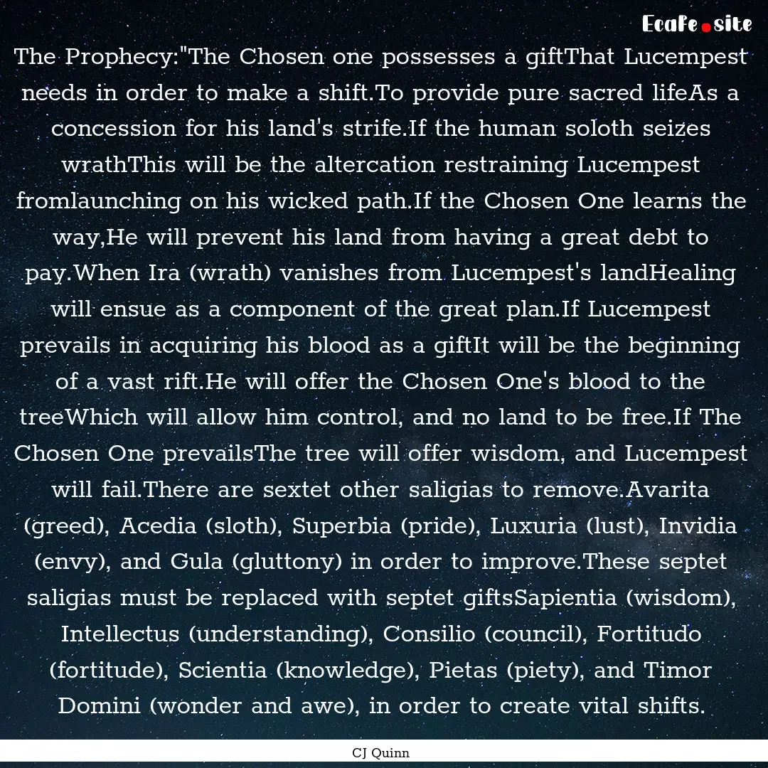 The Prophecy: