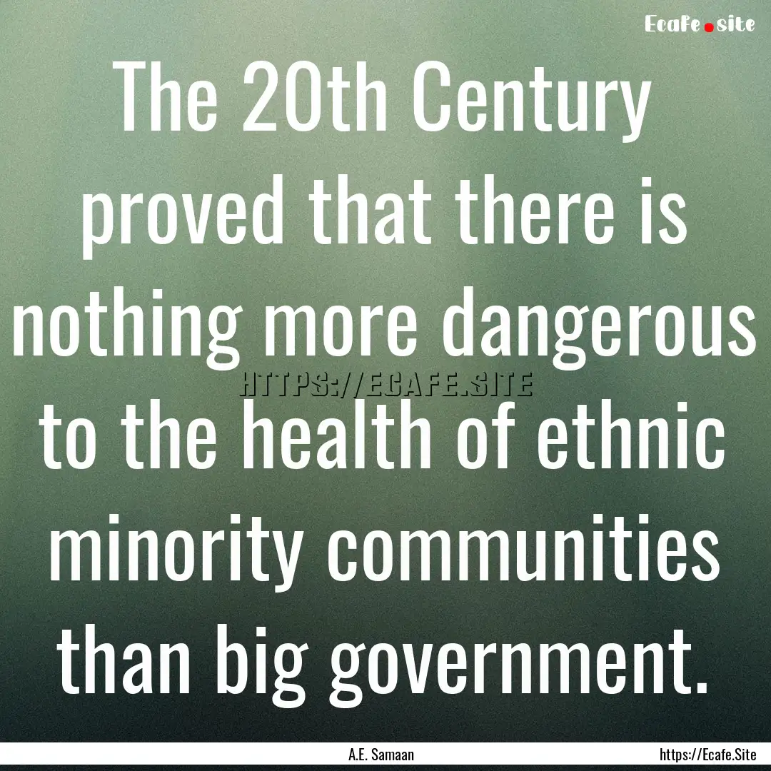 The 20th Century proved that there is nothing.... : Quote by A.E. Samaan