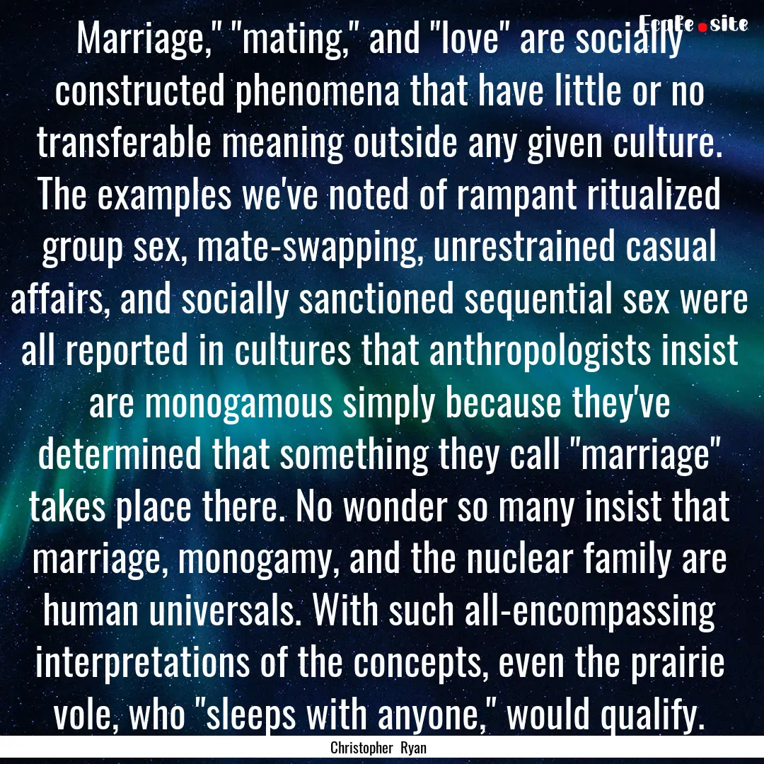 Marriage,