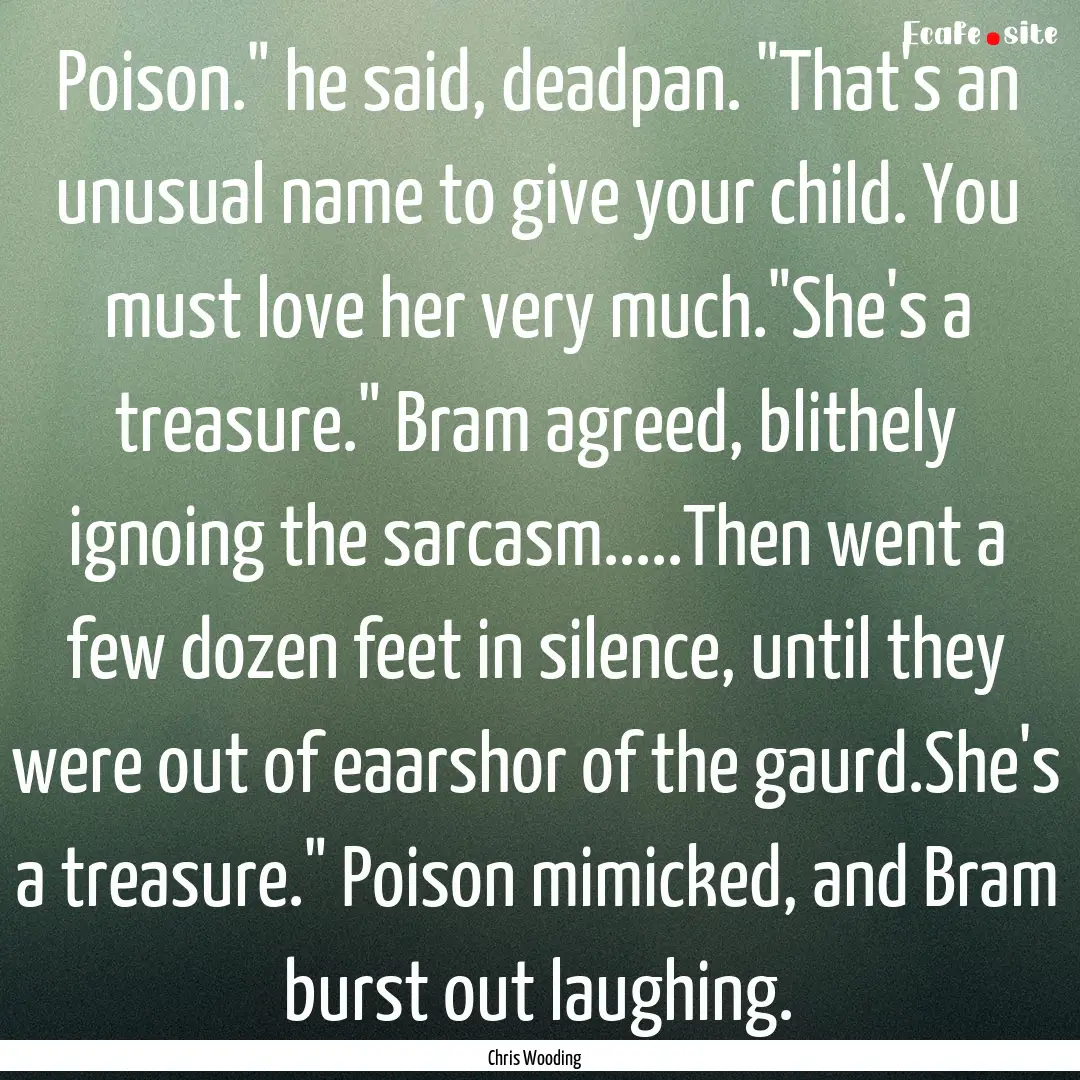 Poison.