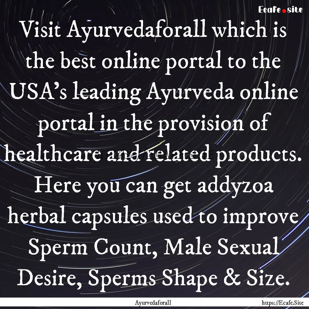 Visit Ayurvedaforall which is the best online.... : Quote by Ayurvedaforall