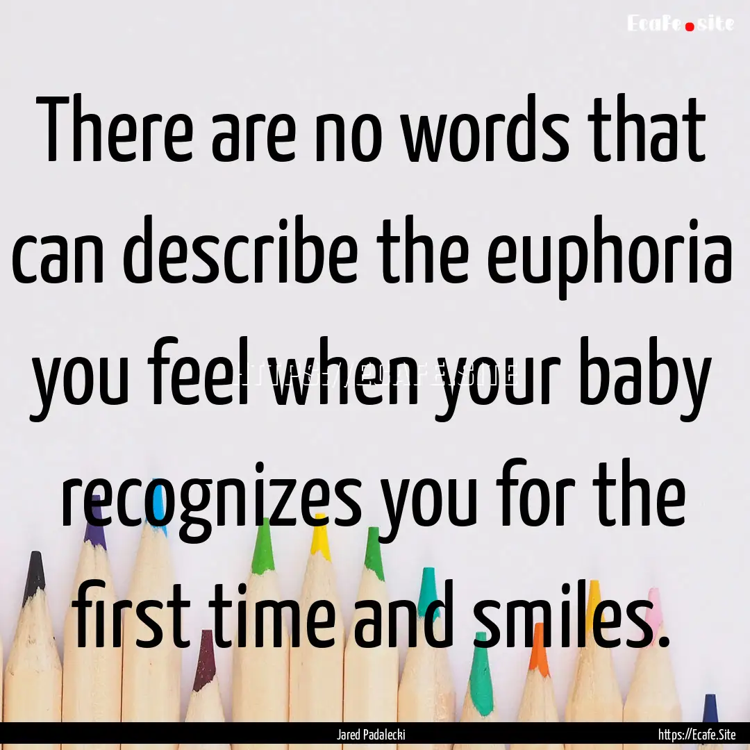 There are no words that can describe the.... : Quote by Jared Padalecki