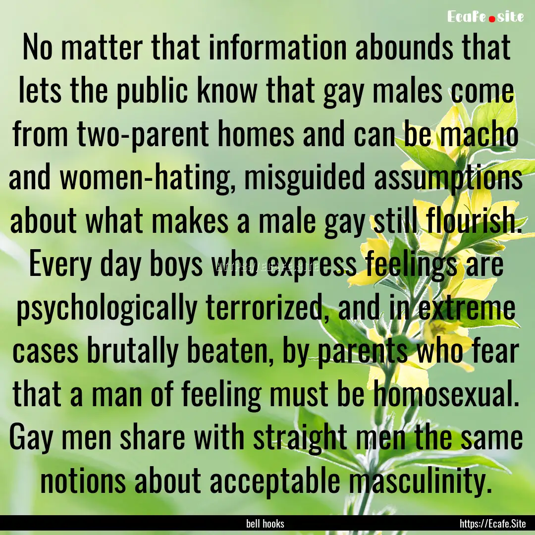 No matter that information abounds that lets.... : Quote by bell hooks